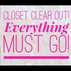CLOSET CLEAN OUT!!